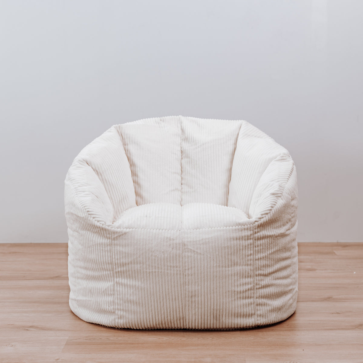 Corduroy Tub Chair Bean Bag Cover - Ivory