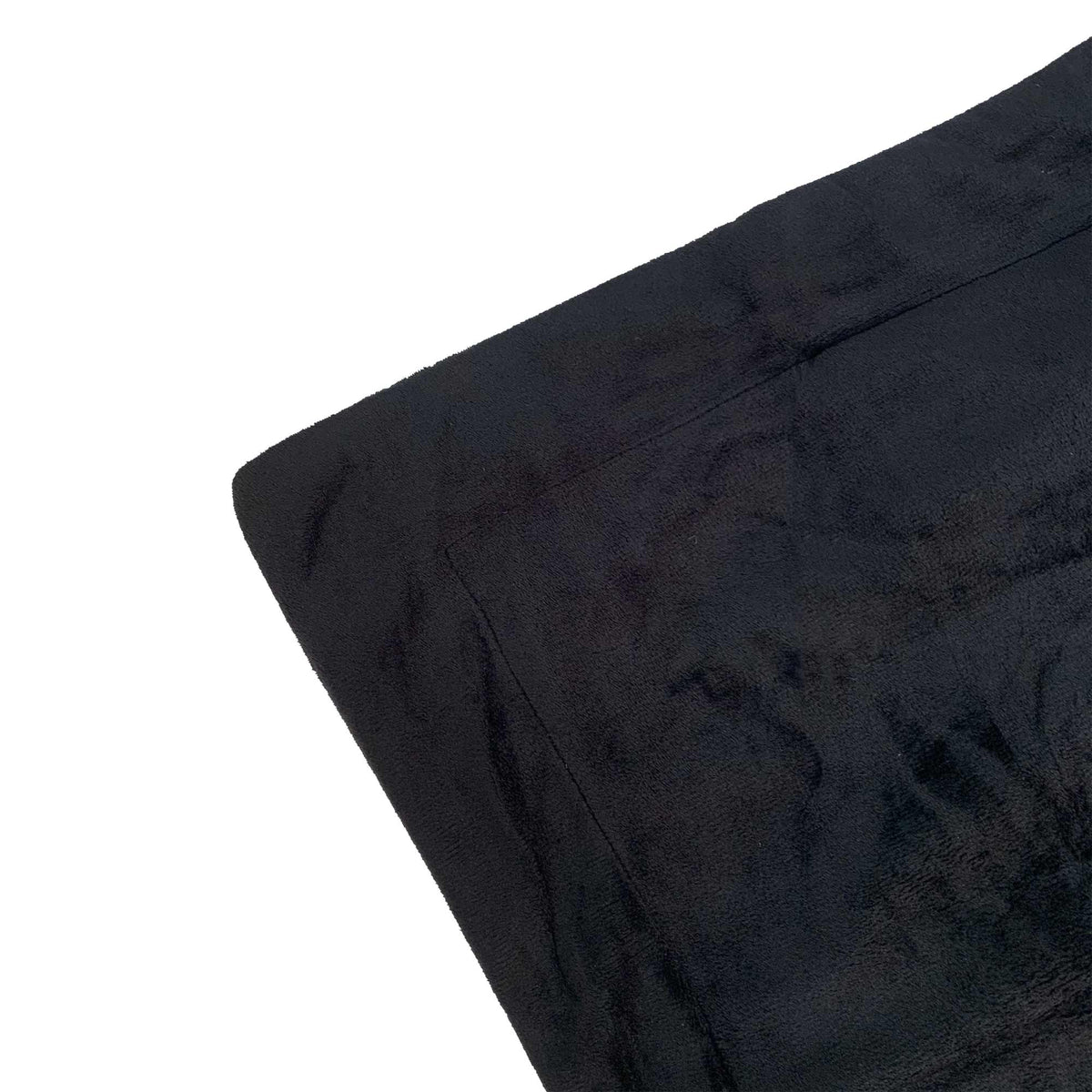 Fur Velvet Quilt Cover - Black