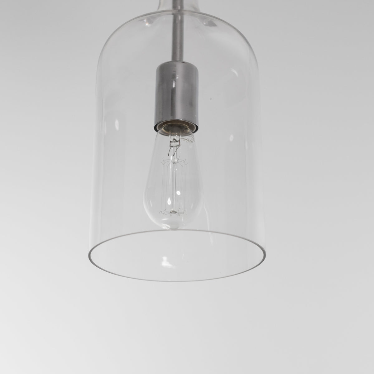 Kendal Glass Pendant Light - Chrome