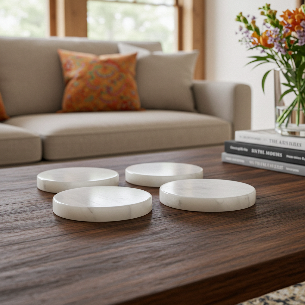 Alabaster Coaster Set