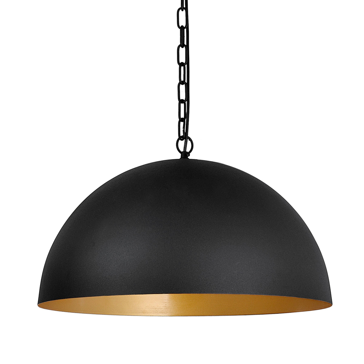 Presley Dome Pendant Light - Black