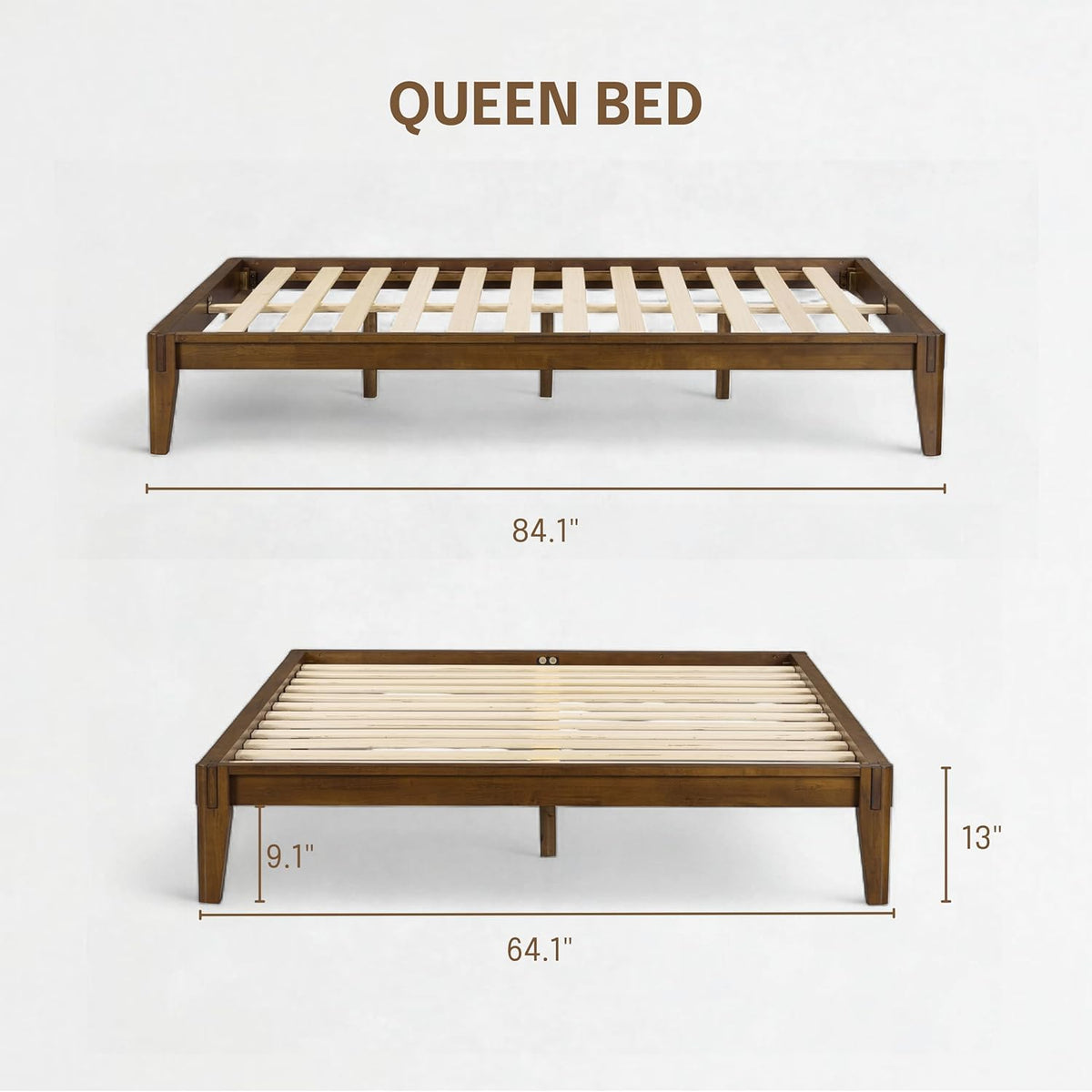 Sapa Solid Wood Platform Bed Frame