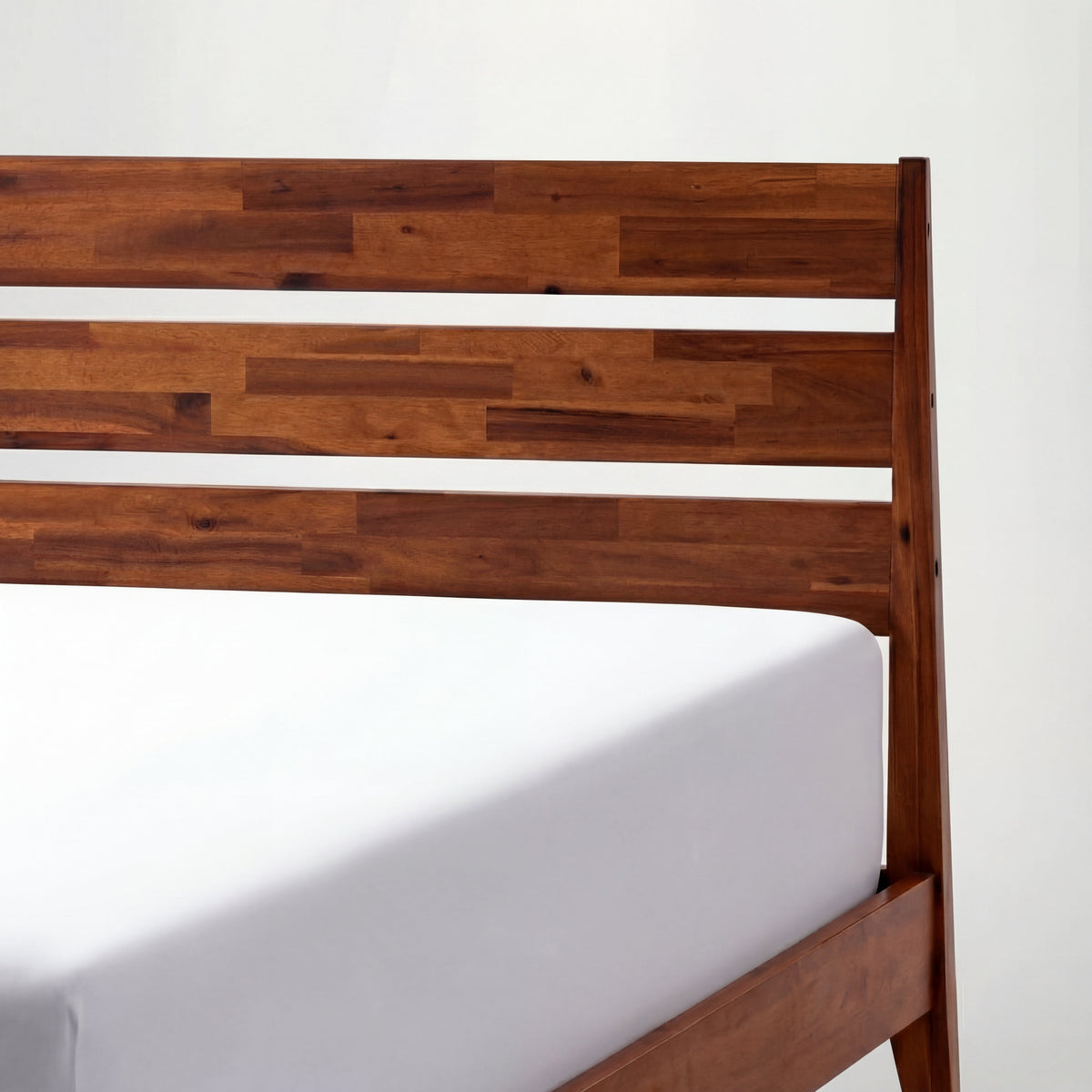 Emery Solid Wood Bed Frame with Headboard