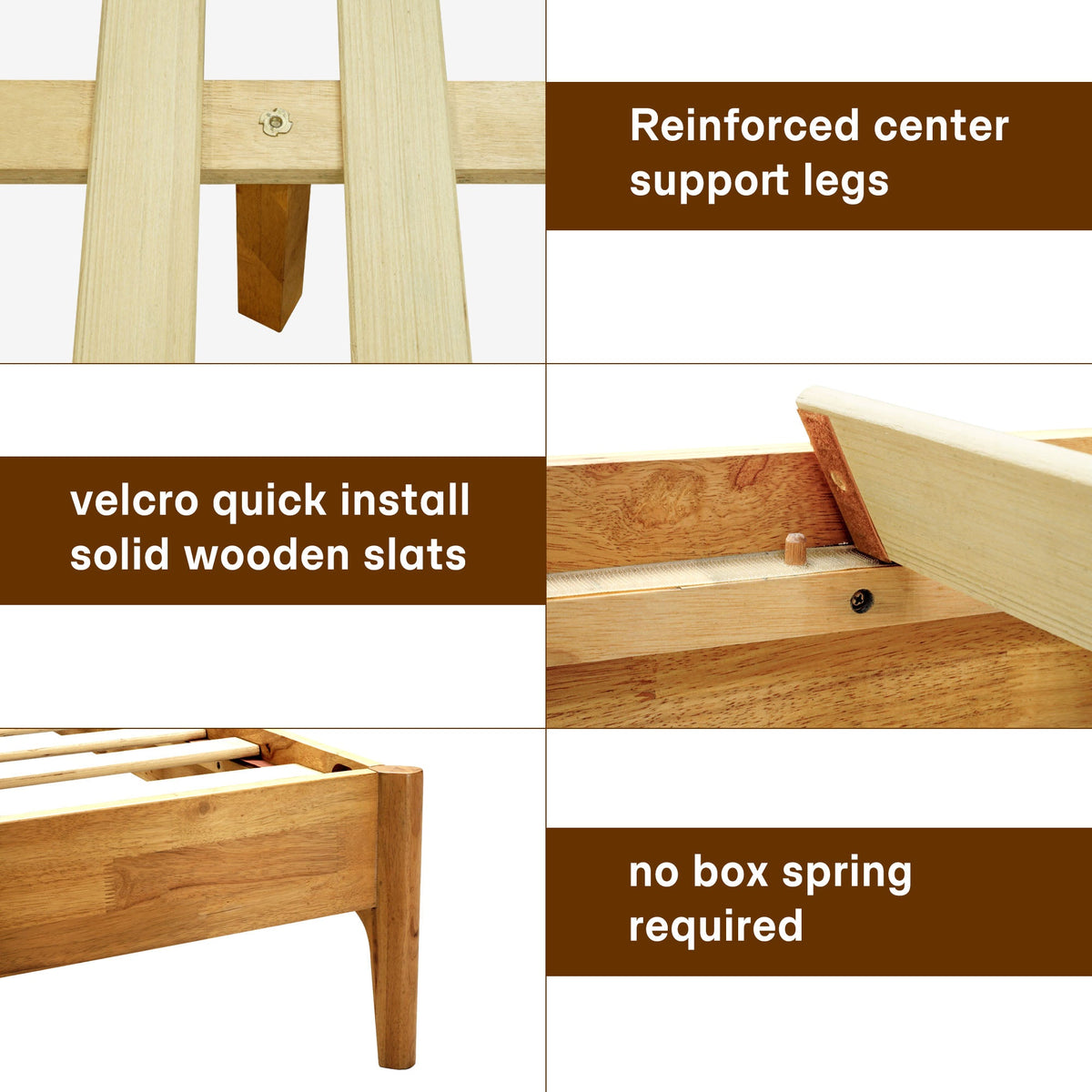 Haven Solid Wood Bed Frame