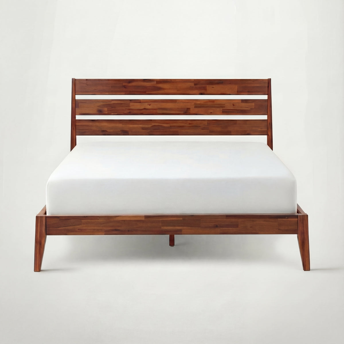 Emery Solid Wood Bed Frame with Headboard