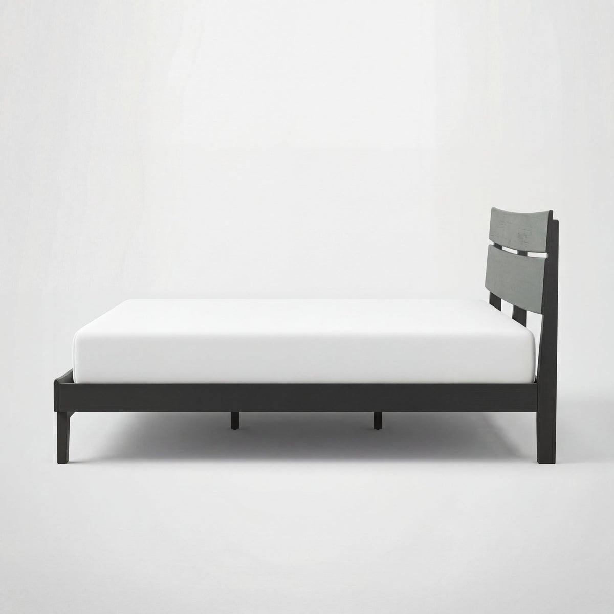 Aurora Solid Wood Bed Frame with headboard