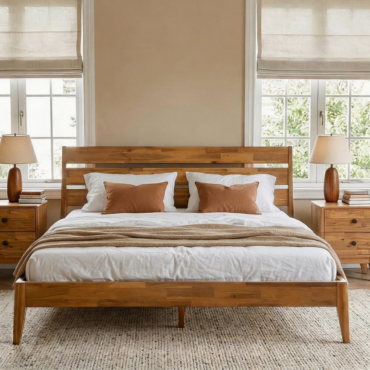 Emery Solid Wood Bed Frame