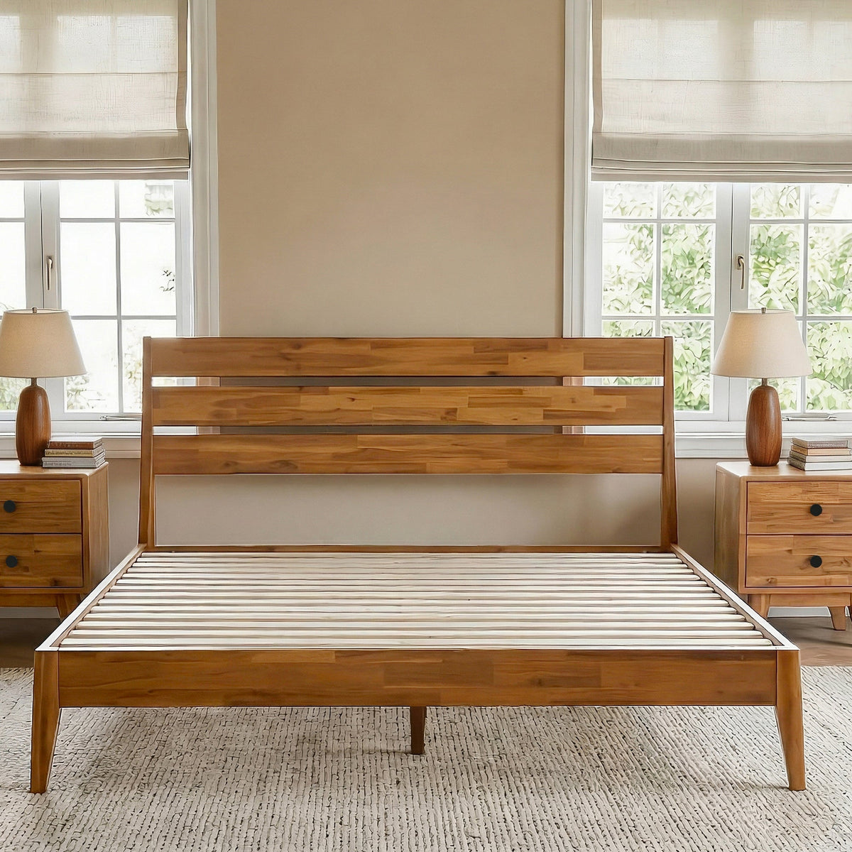 Emery Solid Wood Bed Frame