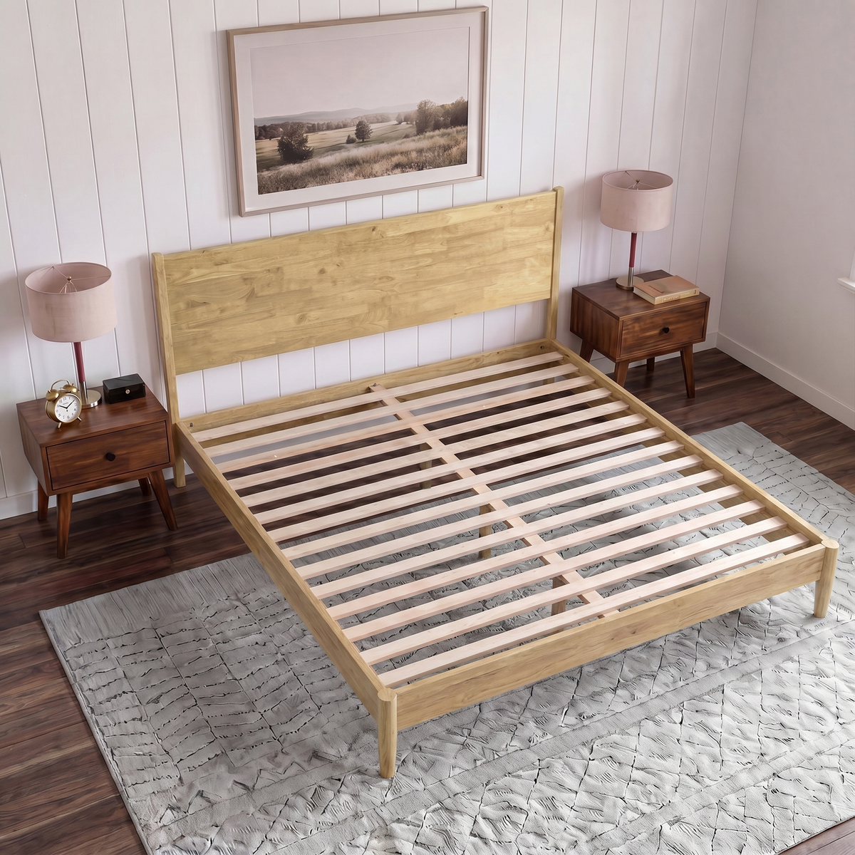 Haven Solid Wood Bed Frame