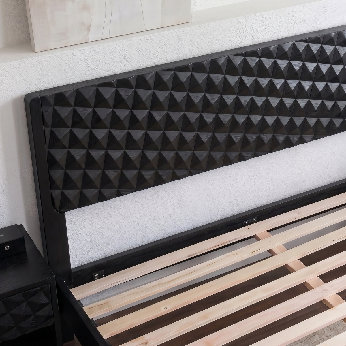 Sapa Solid Wood Platform Bed Frame With Headboard
