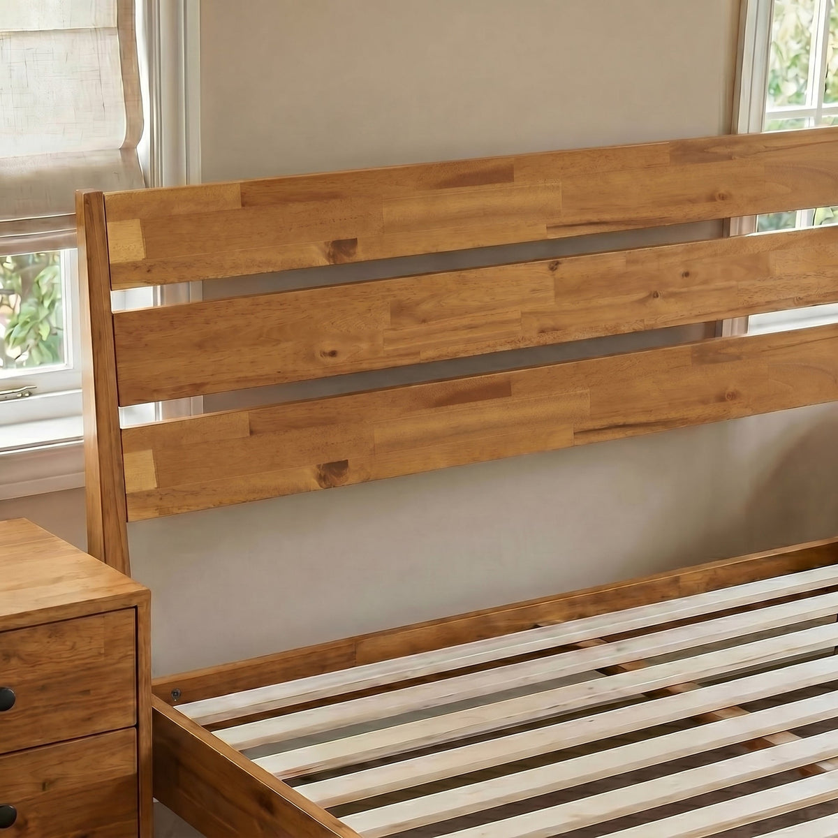 Emery Solid Wood Bed Frame
