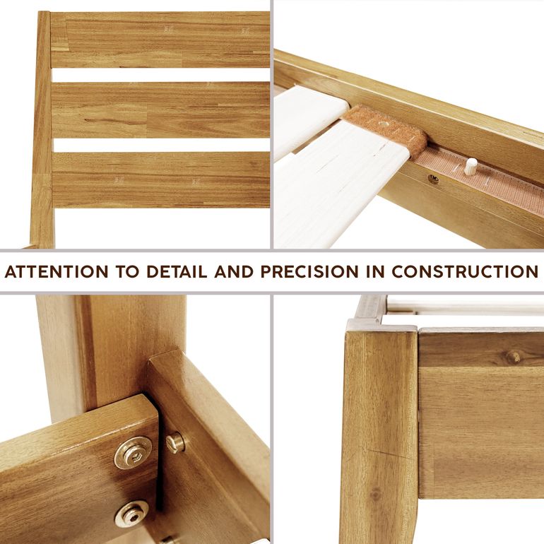 Emery Solid Wood Bed Frame