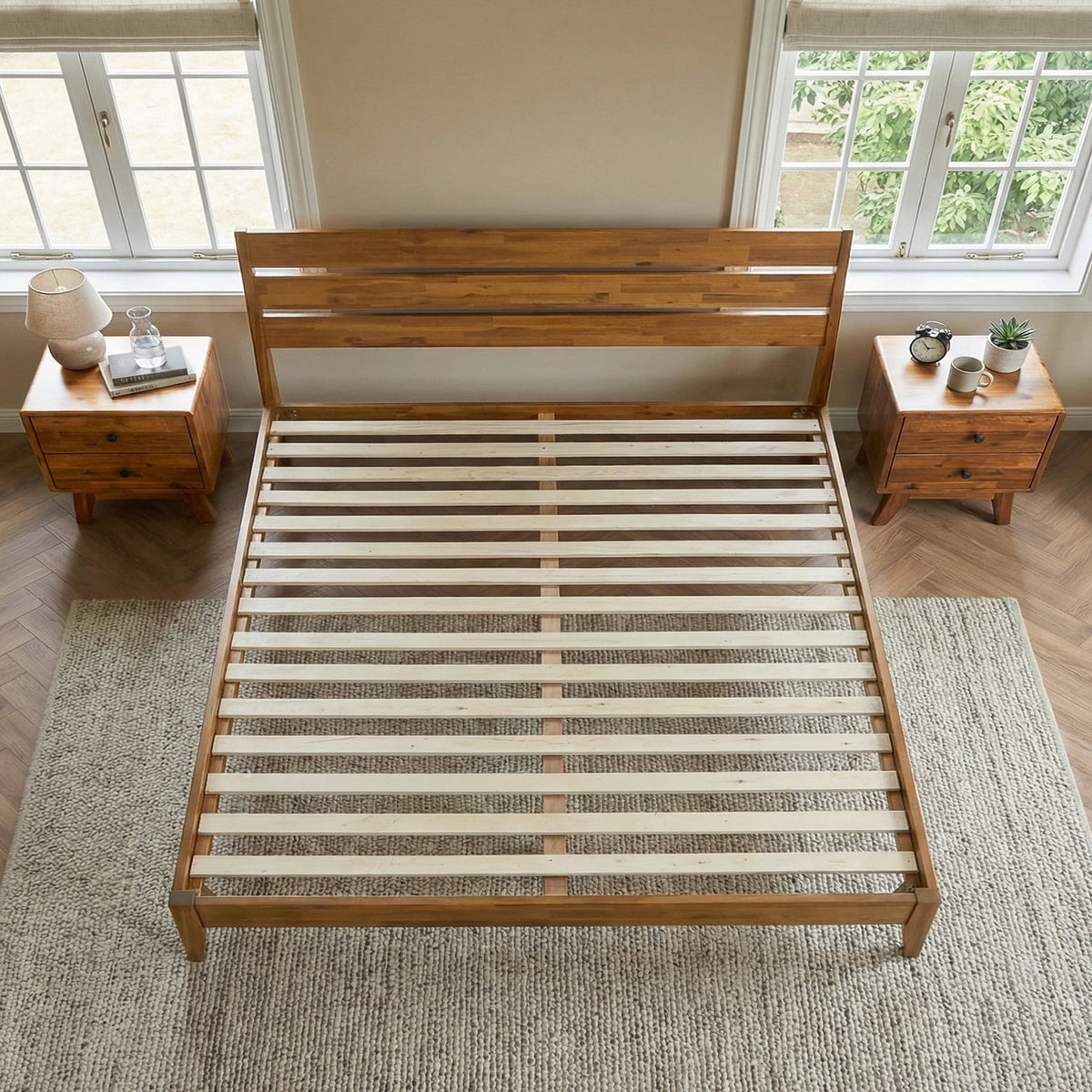 Emery Solid Wood Bed Frame