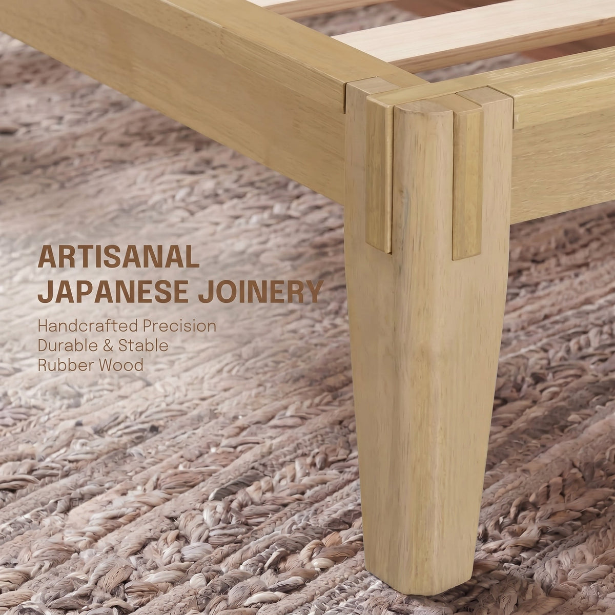 Sapa Solid Wood Platform Bed Frame