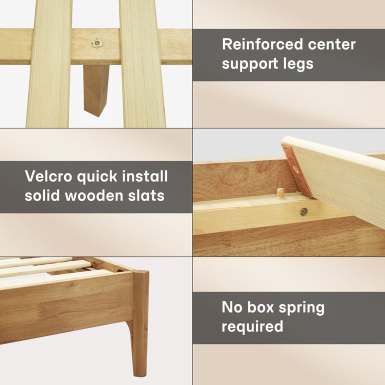 Haven Solid Wood Bed Frame