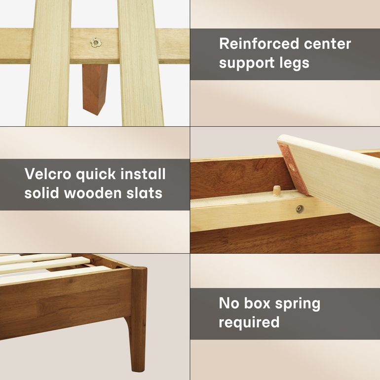 Haven Solid Wood Bed Frame