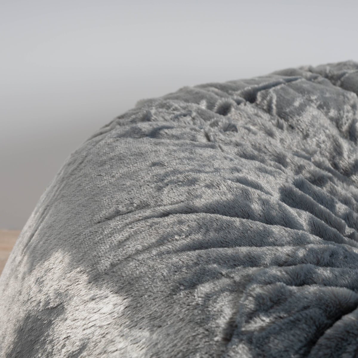 Cloud Plush Fur Bean Bag - Charcoal
