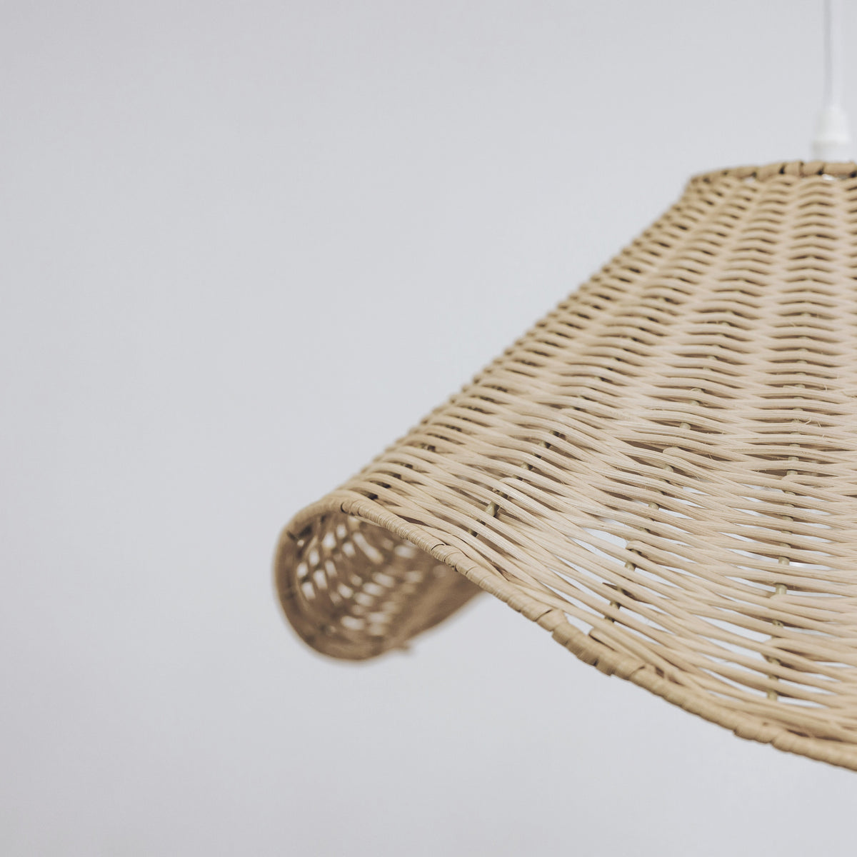 Molly Rattan Pendant Light - Wavy Rattan
