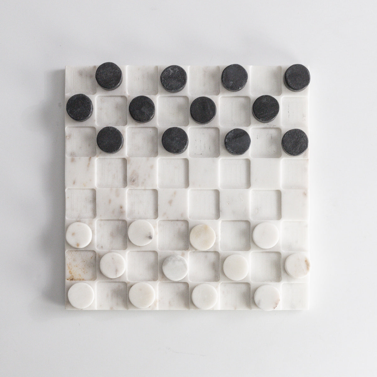 Marble Checkers Set