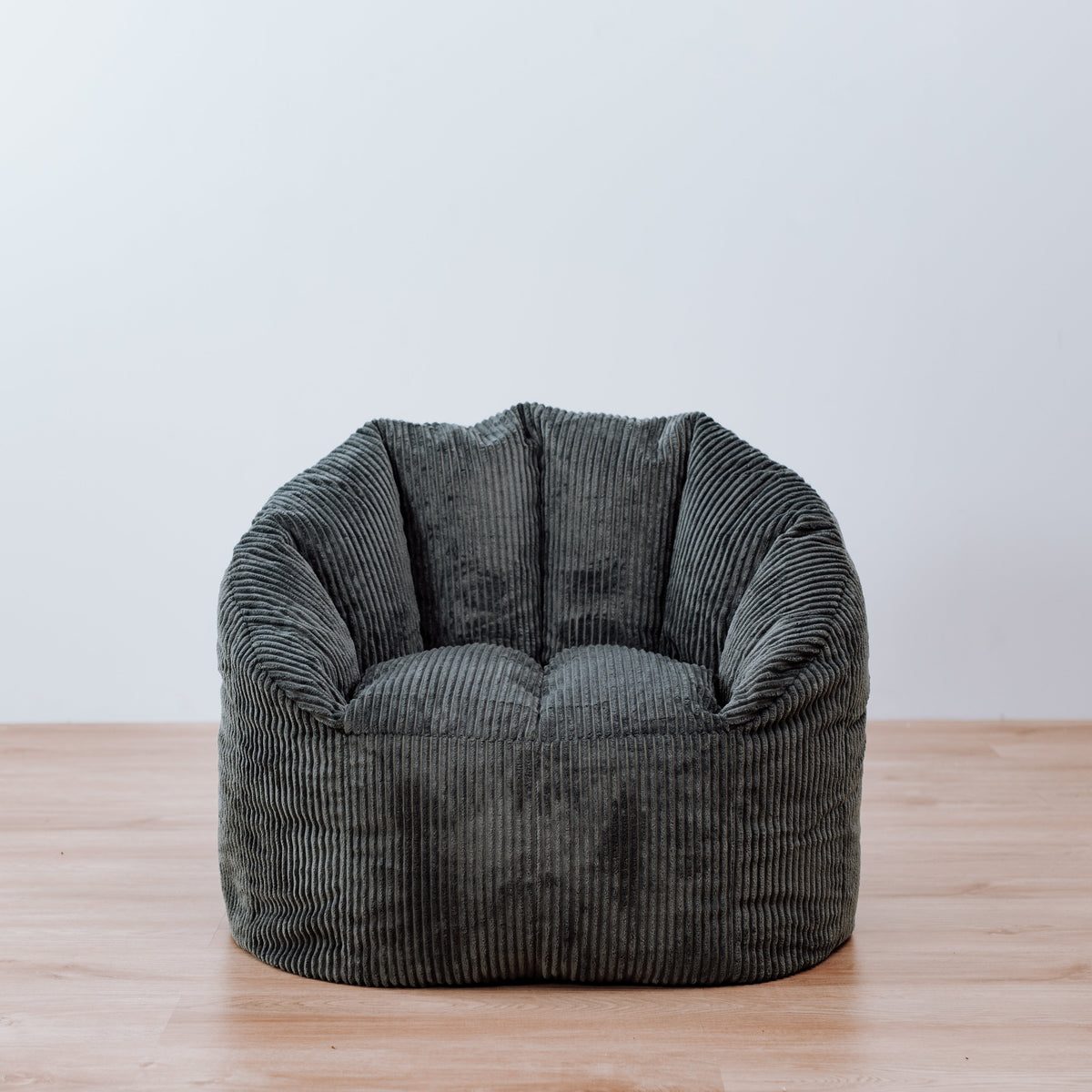 Corduroy Tub Chair Bean Bag Cover - Charcoal