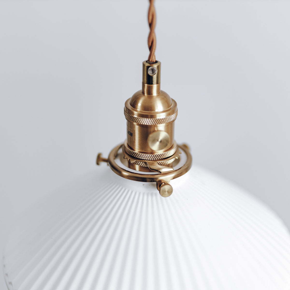 Hollie Ceramic Pleated Pendant Light