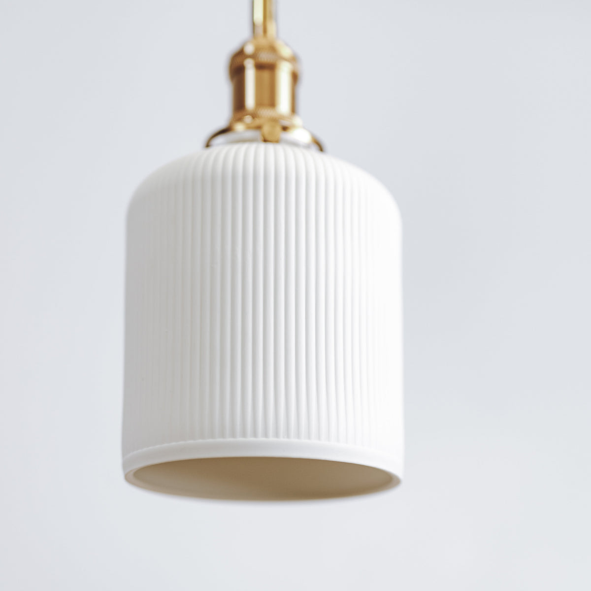 Gloria Ceramic Pleated Pendant Light