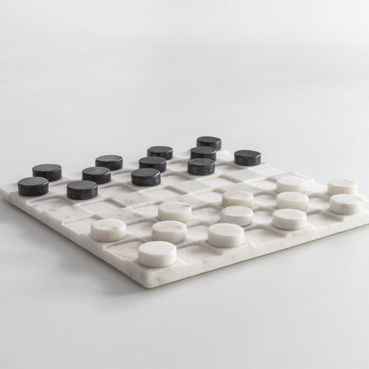 Marble Checkers Set