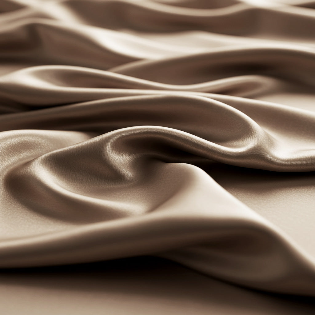 Satin Quilt Cover - Champagne Latte