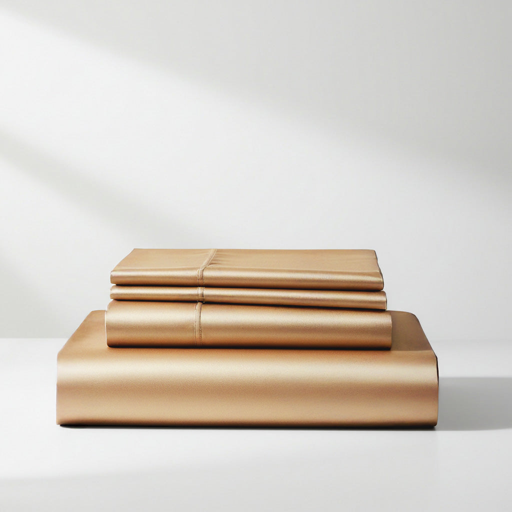 Satin Sheet Set - Veuve Gold
