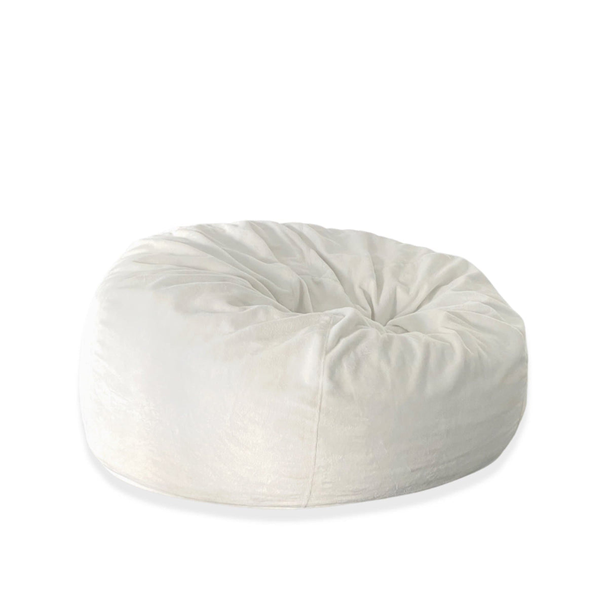 Pierre Fur Bean Bag - White