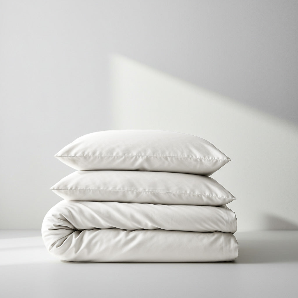 Silky Soft Bamboo Quilt Cover - White