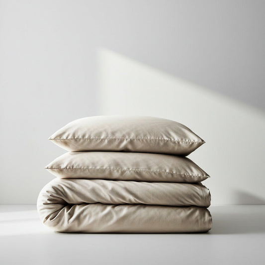 Silky Soft Bamboo Quilt Cover - Latte