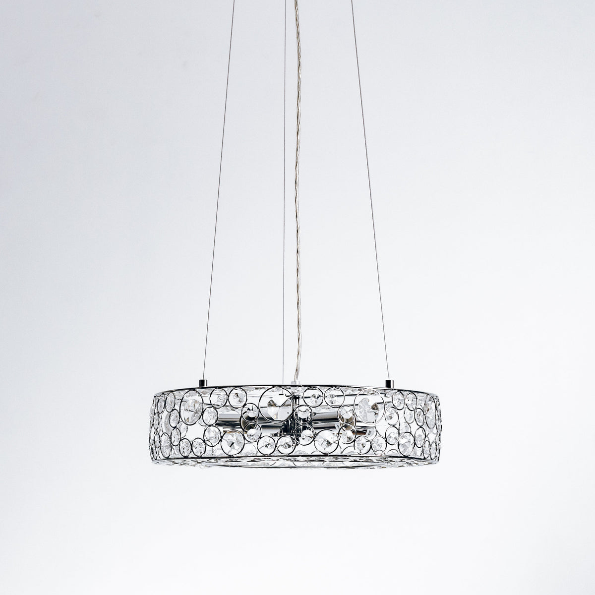 Chateau Crystal Pendant Light - Chrome