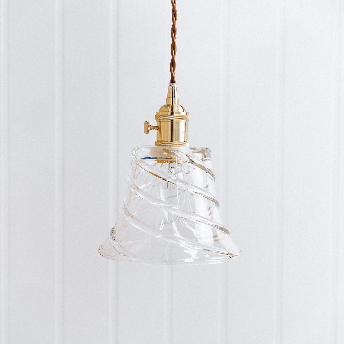 Belle Vintage Glass Pendant Light