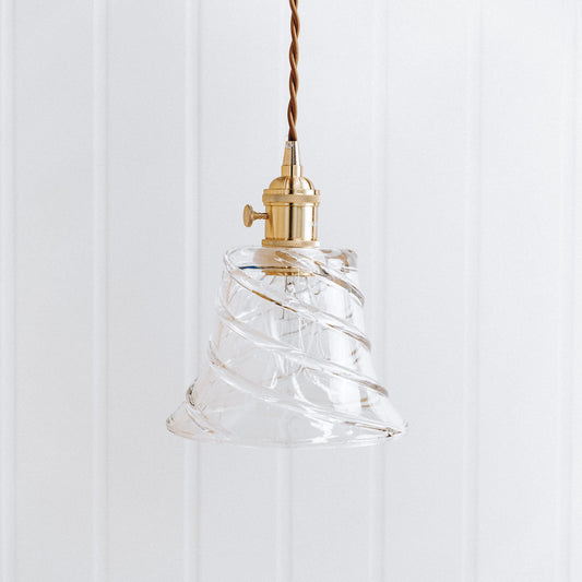 Belle Vintage Glass Pendant Light