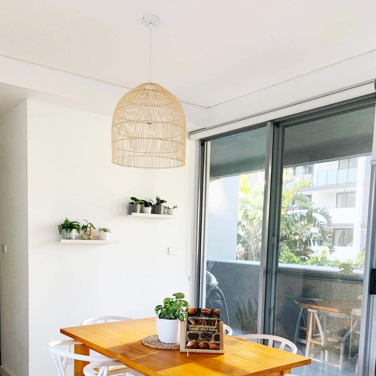 Siena Rattan Cane Pendant Light - Natural