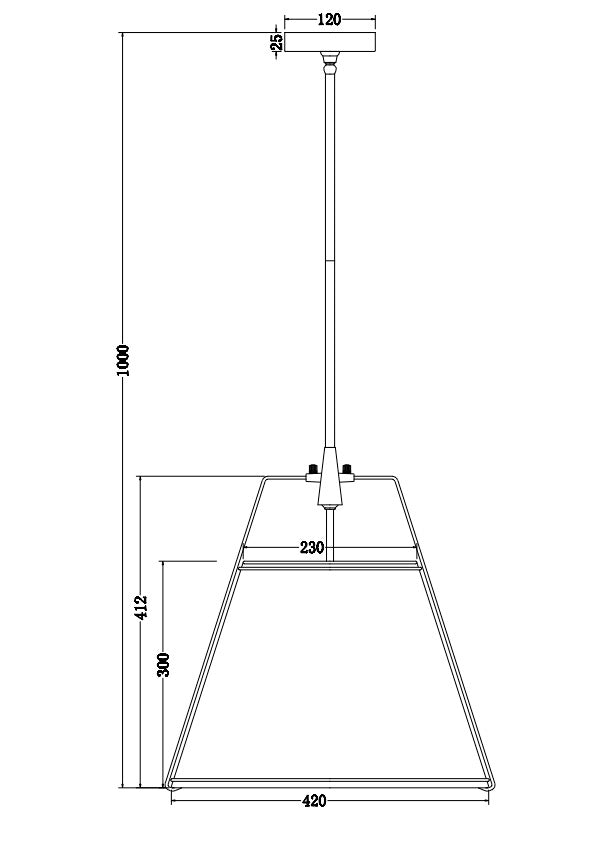 Jessie Pendant Light - White with Gold Hardware