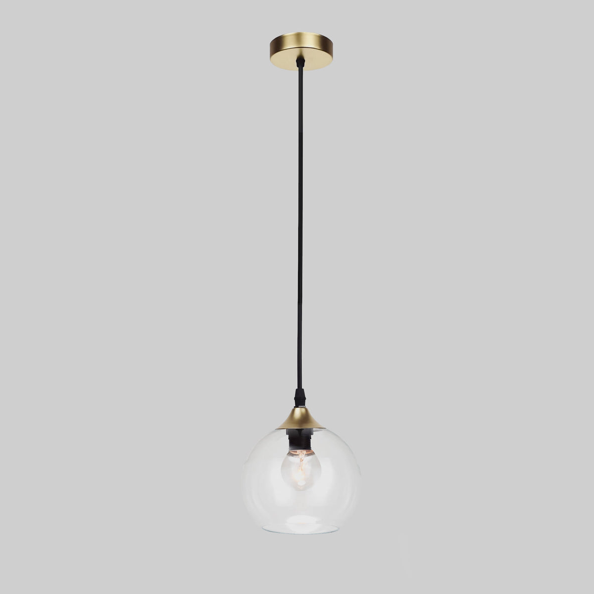 Frankie Glass Pendant Light - Gold