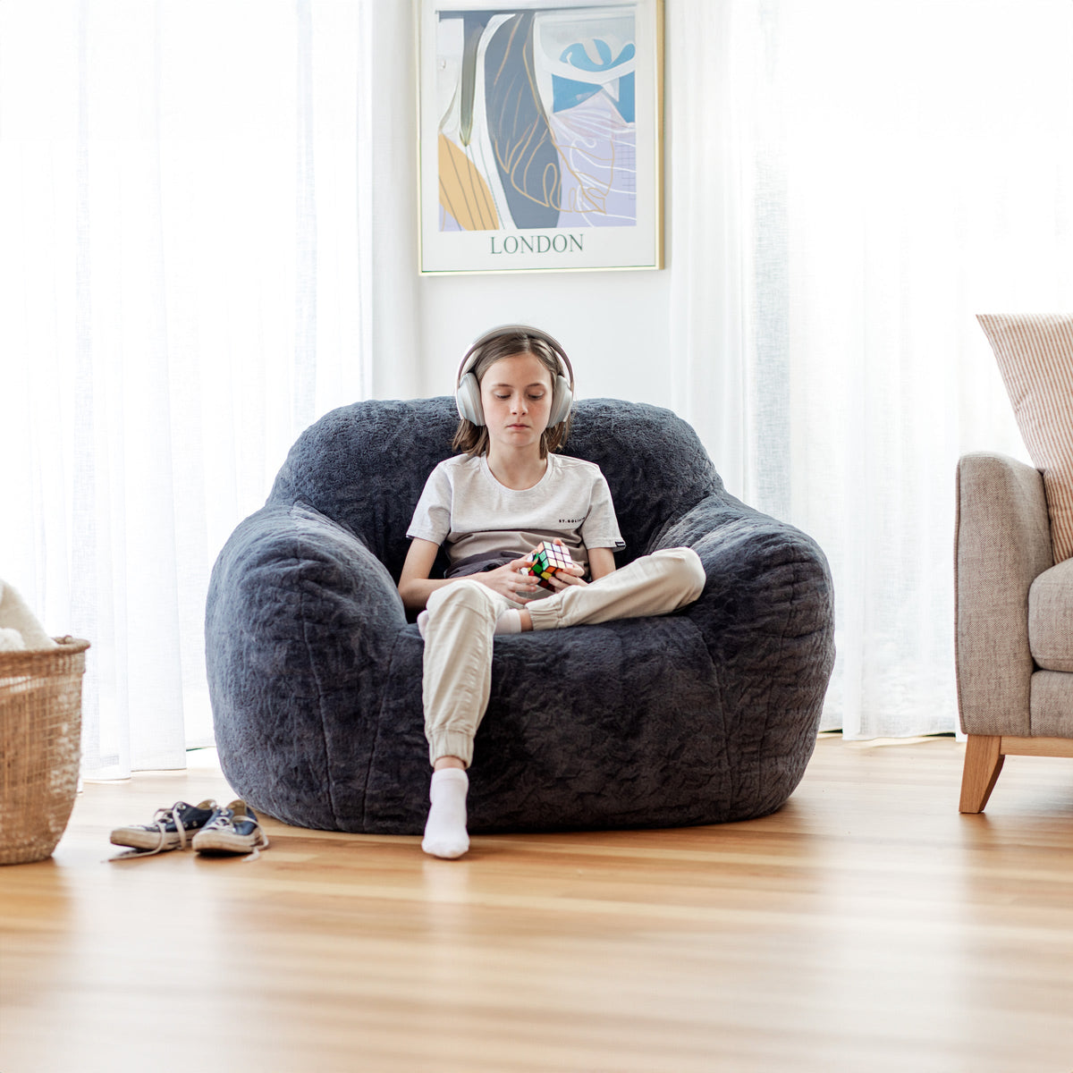 DreamPod® Chair - Charcoal Grey
