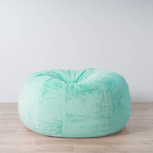 Cloud Plush Fur Bean Bag - Turquoise