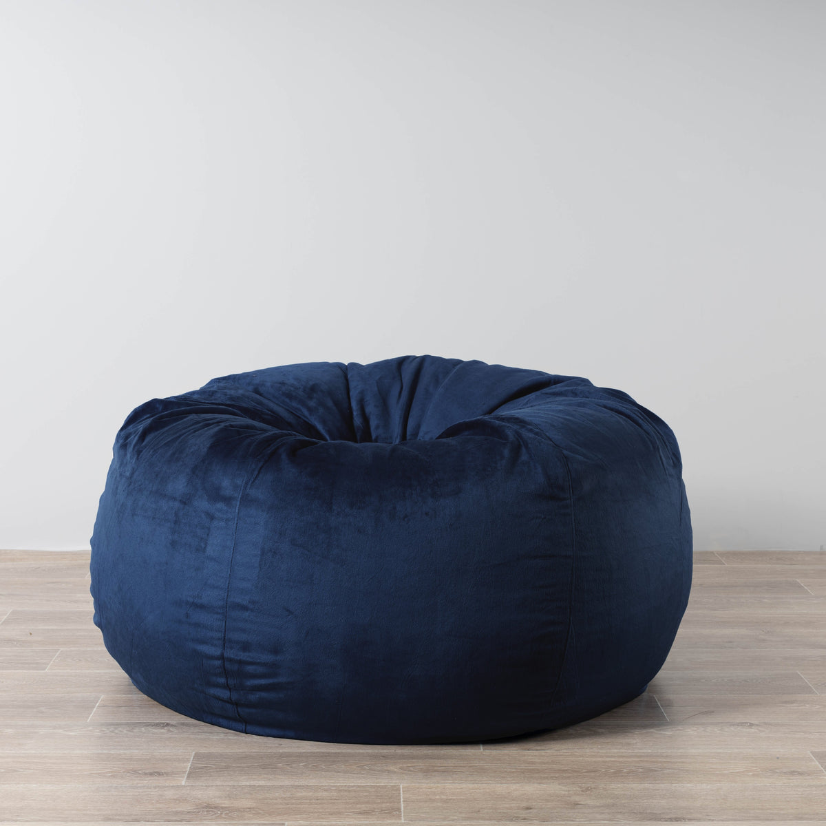 Pierre Fur Bean Bag - Navy Blue