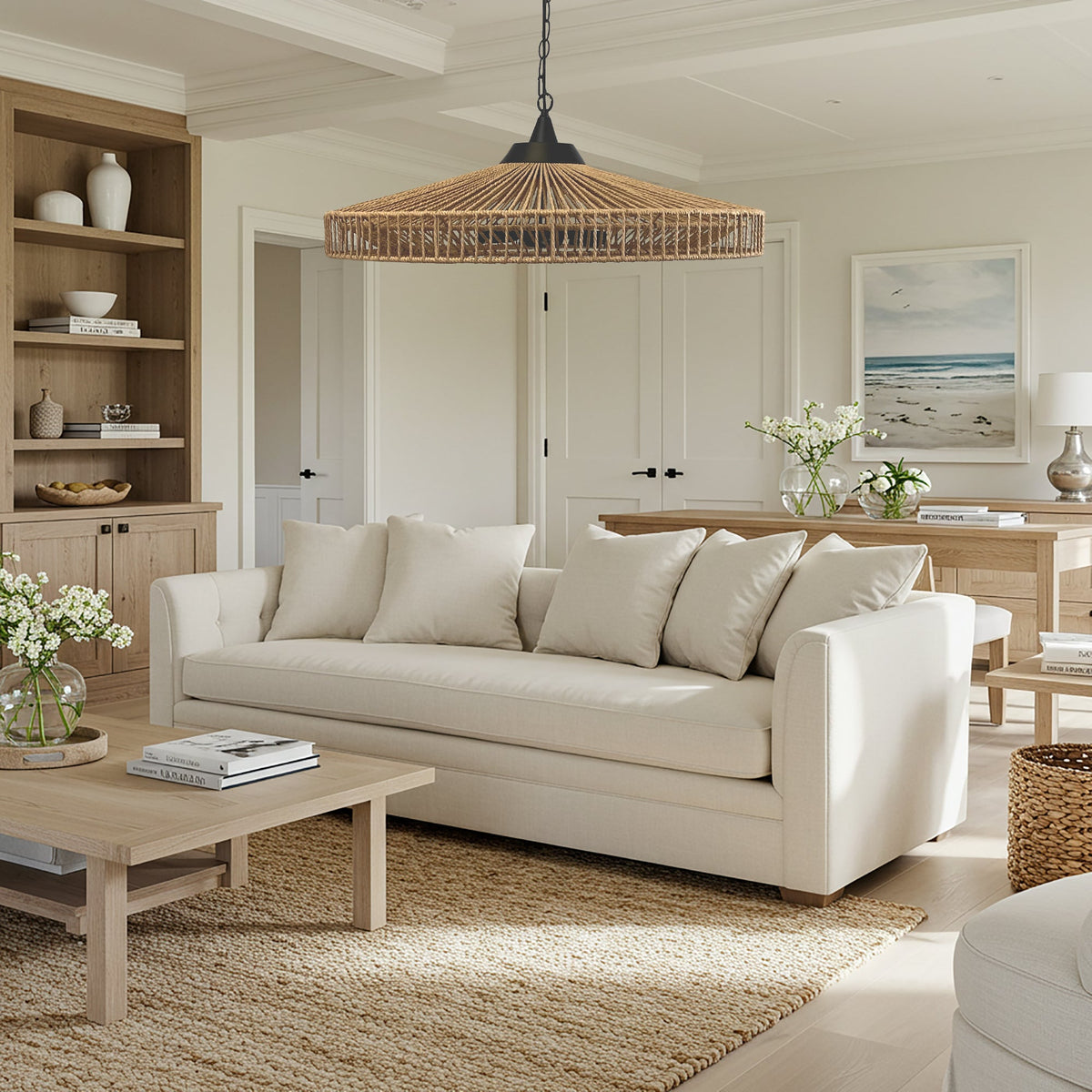 Portman Rope Pendant Light - Natural