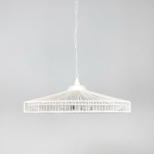 Portman Rope Pendant Light - White