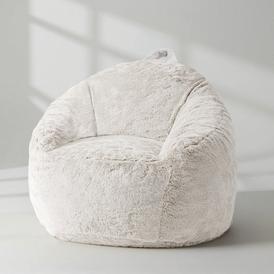 DreamPod® Mini Beanbag Chair - White - COVER ONLY