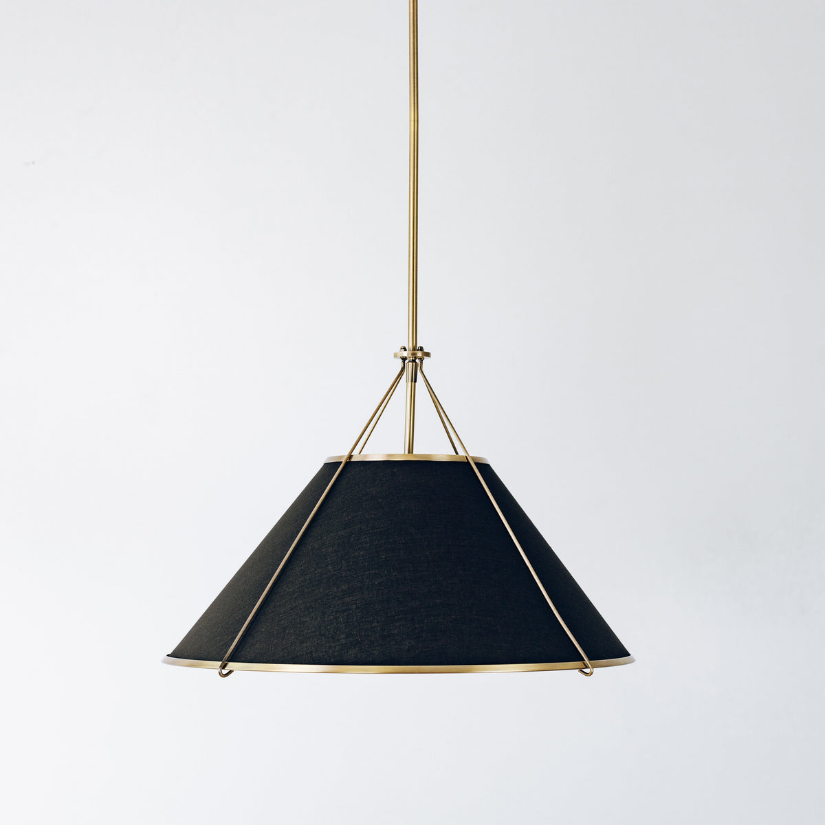 Celeste Brass Pendant Light - Black