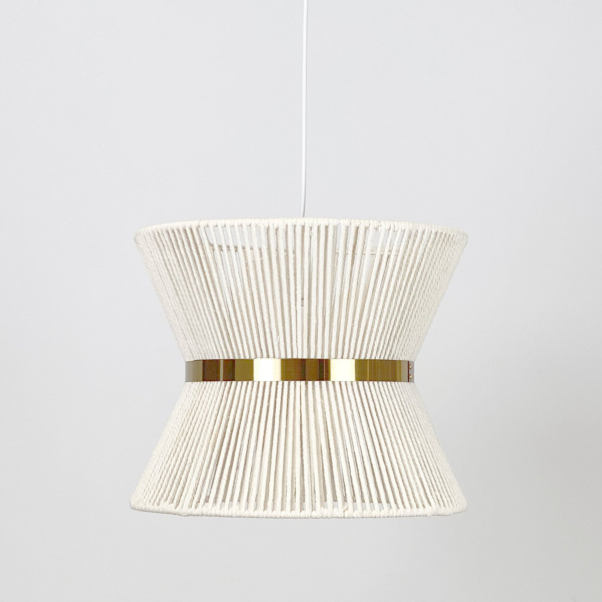 Samara Rope Pendant Light - White
