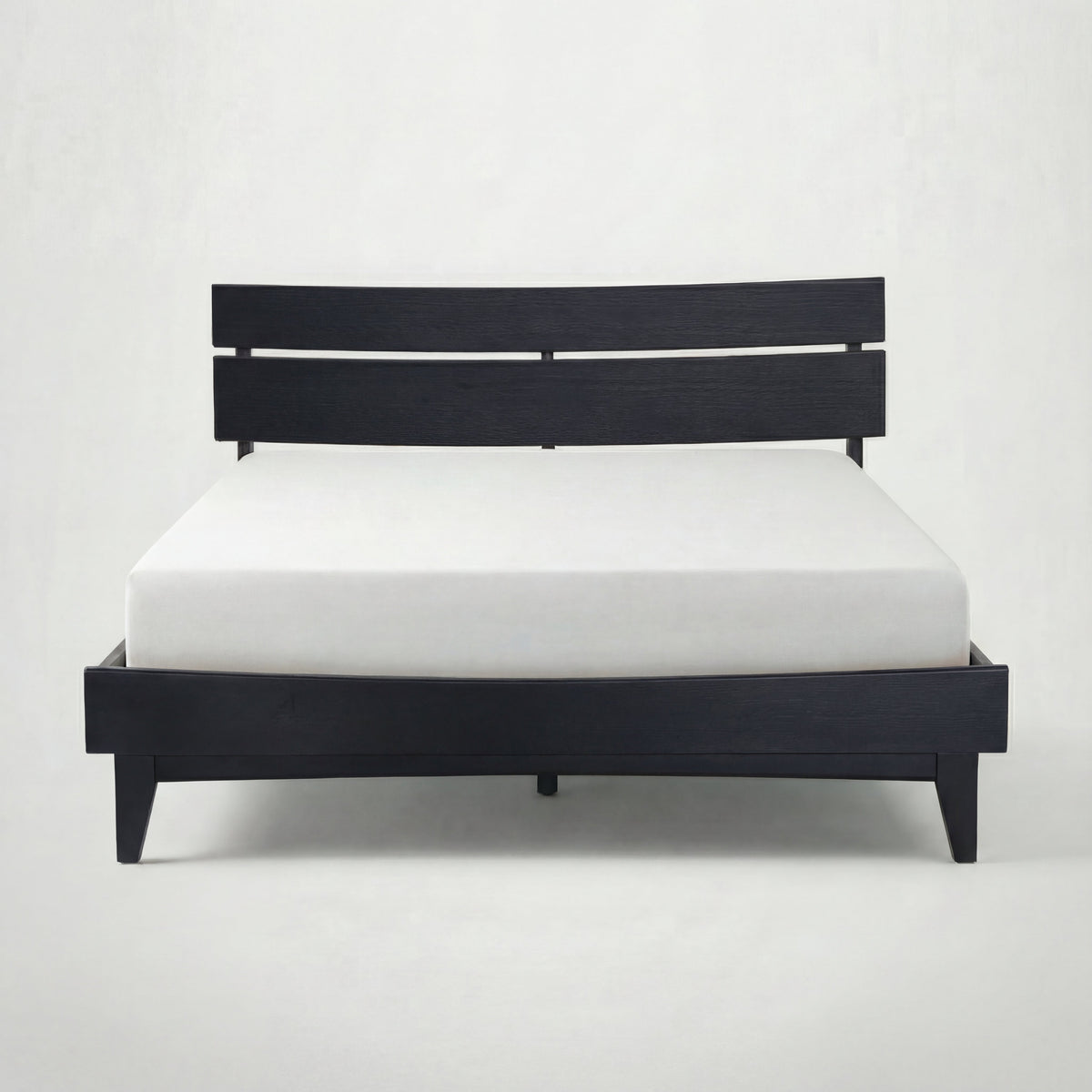 Aurora Solid Wood Bed Frame with headboard
