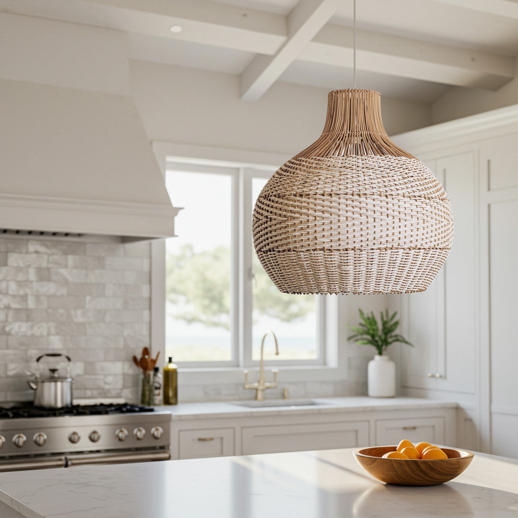 Bondi Rattan Pendant Light - Natural
