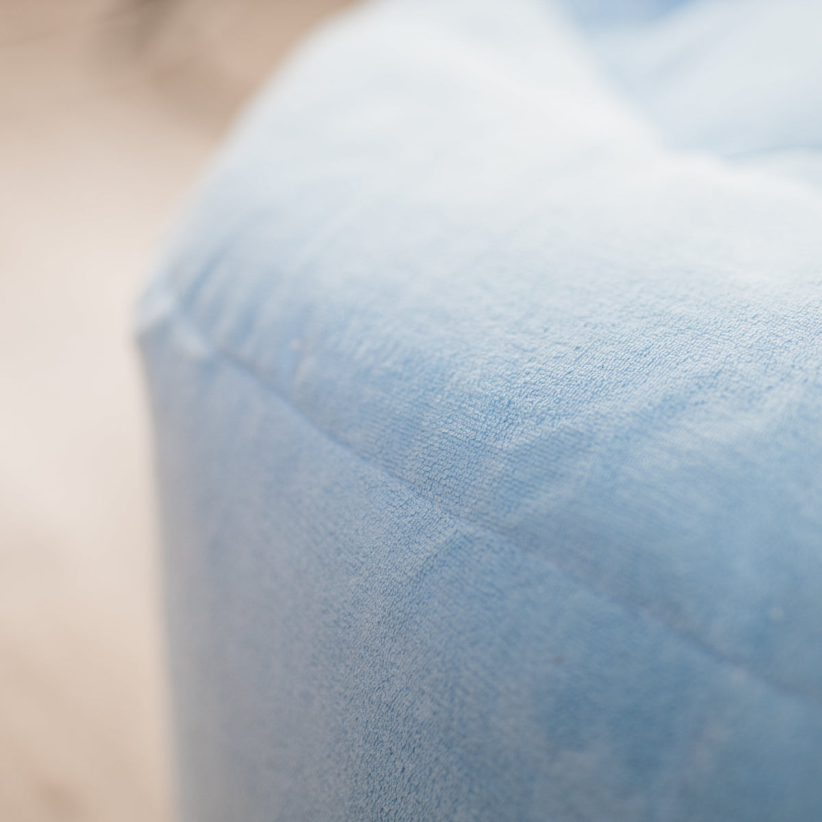 Lounger Plush Fur Bean Bag Chair Cover - Sky Blue