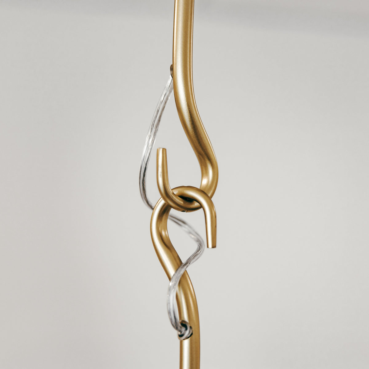 Bailey Extended Metal Cone Pendant Light - Gold/White